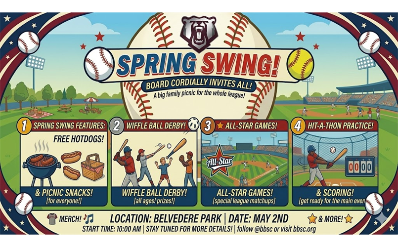 Swing into spring with BBSC on May 2!