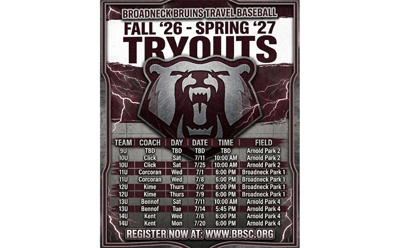 Travel Baseball Tryouts